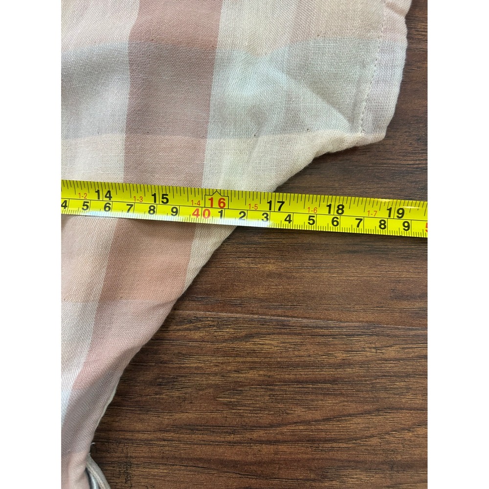 Wares by Olli Ella Plaid Jumpsuit With Pockets Women XS Organic Cotton Tie Waist - Picture 5 of 10